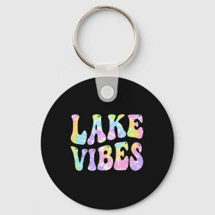 Lake Vibes Funny Fishing Boating Sailing Women Gir Keychain