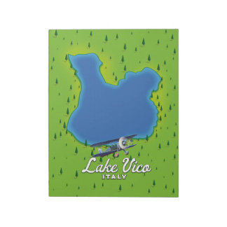 Lake Vico Italy Notepad