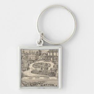 Lake View Farm in South Burlington Keychain
