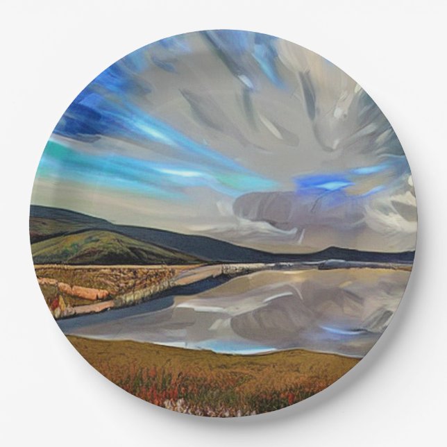 LAKE VIEW PAPER PLATE (Front)