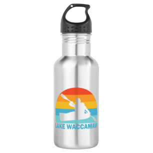 Lake Waccamaw North Carolina Kayak 532 Ml Water Bottle