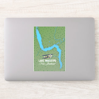 Lake Wakatipu New Zealand map