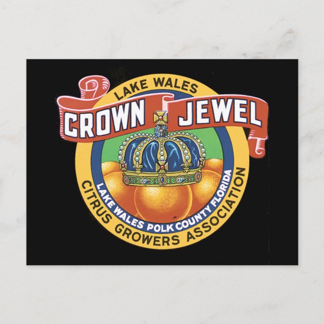 Lake Wales Crown Jewel Orange Postcard (Front)
