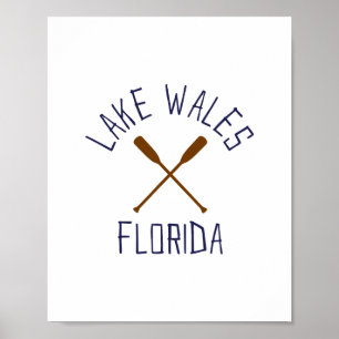 Lake Wales Florida Outdoors Vintage  Poster
