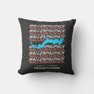 Lake Wallenpaupack Pennsylvania Outdoor Throw Pillow