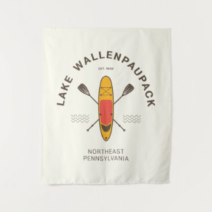 Lake Wallenpaupack Pennsylvania Paddle Boarding Tapestry