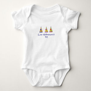 Lake Wallenpaupack Sailboats Baby Bodysuit