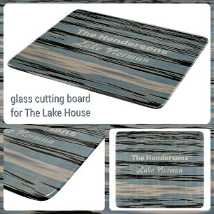 Lake Water Photographic Lake Cabin Cutting Board