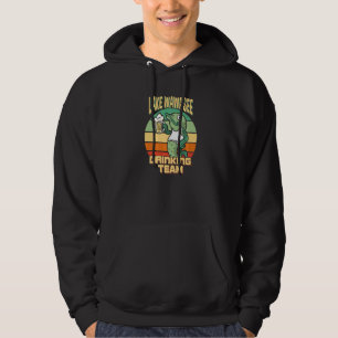 Lake Wawasee Drinking Team Funny Fish Beer Fishing Hoodie
