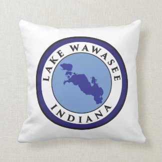 Lake Wawasee, Indiana Throw Pillow