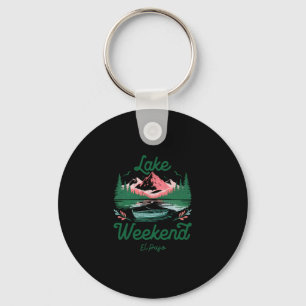 Lake Weekend Vacation Trip El Paso Texas Keychain