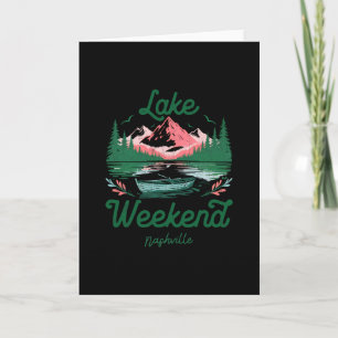 Lake Weekend Vacation Trip Nashville Tennessee Card