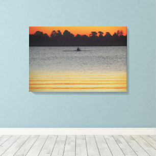 Lake Wendouree Calm Before Nightfall Canvas Print
