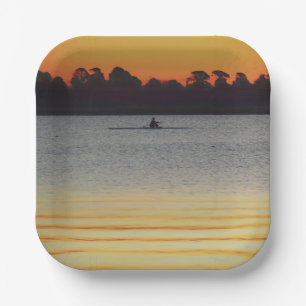 Lake Wendouree Calm Before Nightfall Paper Plate