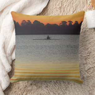 Lake Wendouree Calm Before Nightfall Throw Pillow