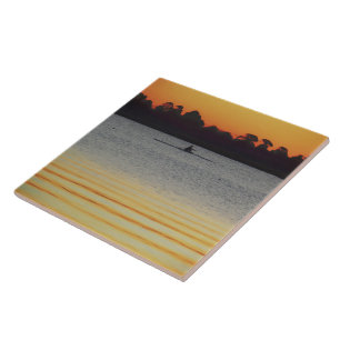 Lake Wendouree Calm Before Nightfall Tile