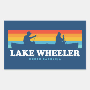 Lake Wheeler North Carolina Canoe Sticker