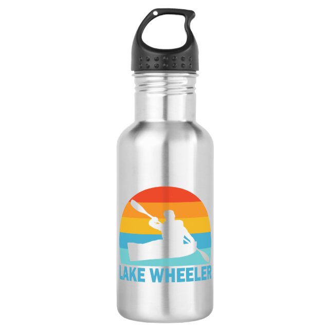 Lake Wheeler North Carolina Kayak 532 Ml Water Bottle (Front)