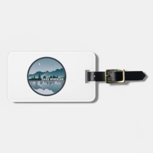 Lake Wheeler North Carolina Reflection Luggage Tag