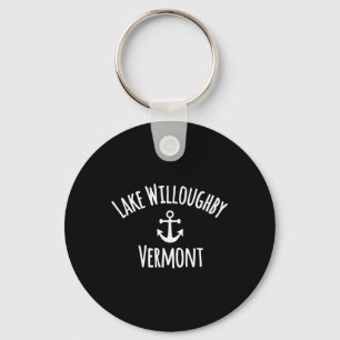 Lake Willoughby Vermont Sailing Boating Nautical B Keychain
