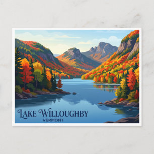 Lake Willoughby Westmore Vermont Postcard