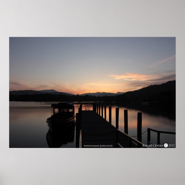 Lake Windemere, The Lake District Poster (Front)