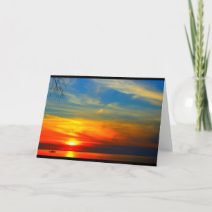 Lake Winnebago Sunset Any Occasion Card