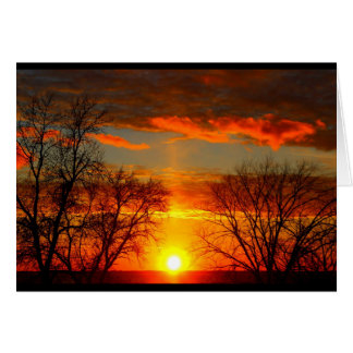 Lake Winnebago Sunset Any Occasion Card