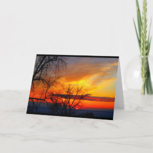 Lake Winnebago Sunset Any Occasion Card