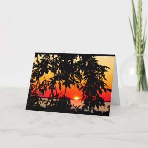 Lake Winnebago Sunset Thinking Of You Card