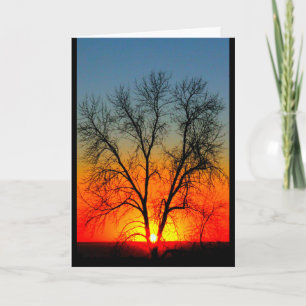 Lake Winnebago Sunset Thinking Of You Card