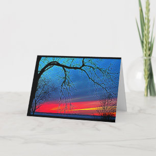 Lake Winnebago Sunset Thinking Of You Card