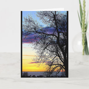Lake Winnebago Sunset Thinking Of You Card