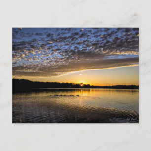 Lake Winnemaug Sunrise Postcard