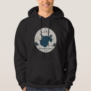 Lake Winnibigoshish Vacation Home Decor & Souvenir Hoodie