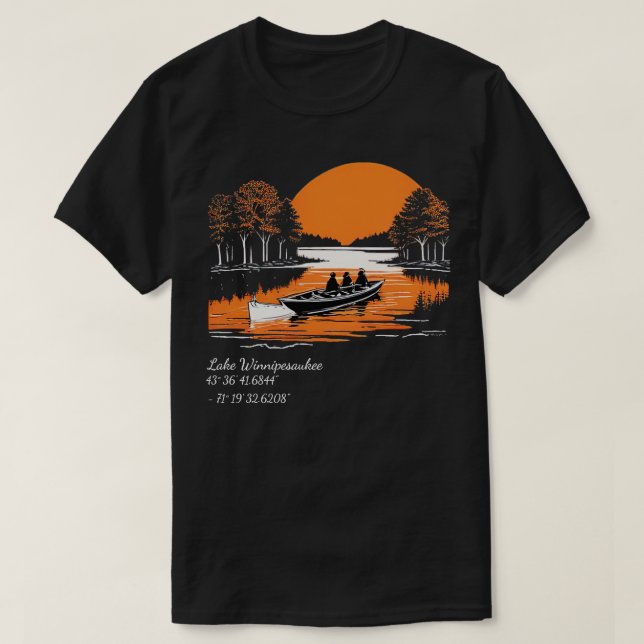 Lake Winnipesaukee  1 T-Shirt (Design Front)