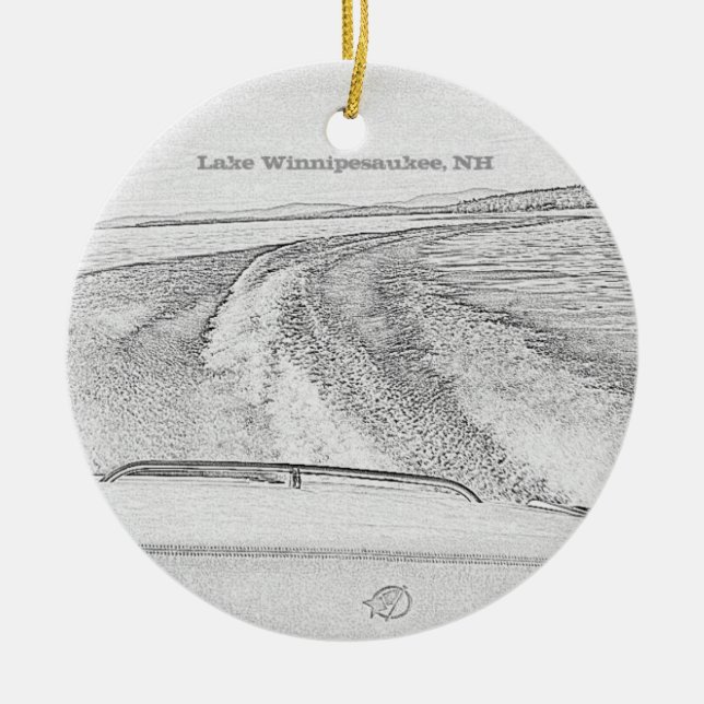 Lake Winnipesaukee Ornament (Front)