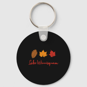 Lake Winnisquam Fall Foliage Autumn Leaf Ing Oak M Keychain
