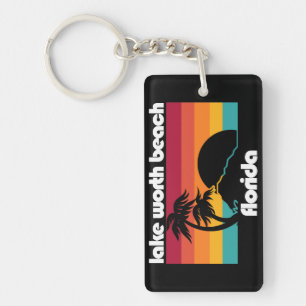 Lake Worth Beach Florida Keychain