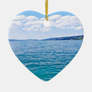 Lake Zurich Ceramic Ornament