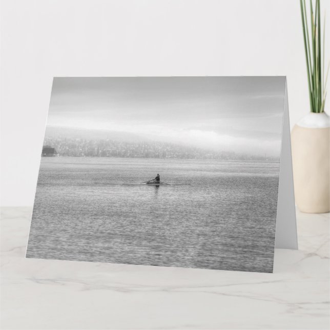 Lake Zurich Single Sculler Card (Front)