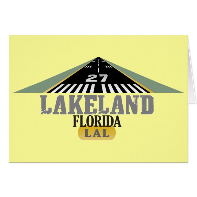 Lakeland FL - Airport Runway (Front Horizontal)