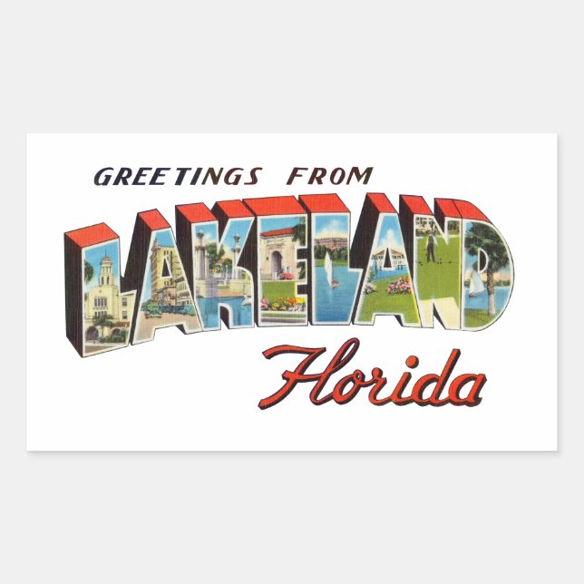 Lakeland Florida Sticker (Front)
