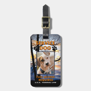 Lakeland Service Dog Photo ID Luggage Tag