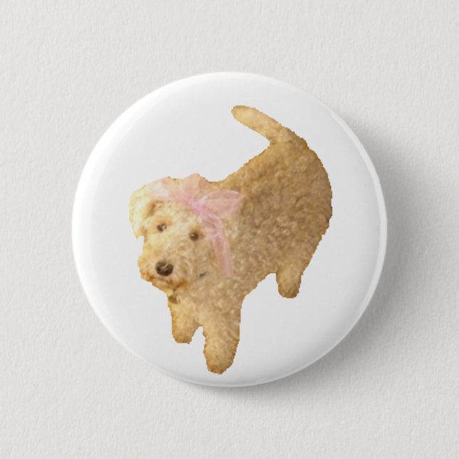 Lakeland Terrier 2 Inch Round Button (Front)
