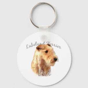 Lakeland Terrier Dad 2 Keychain