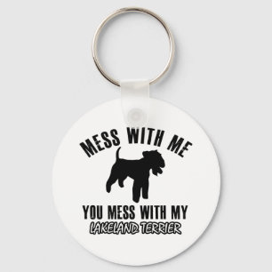 Lakeland Terrier designs Keychain