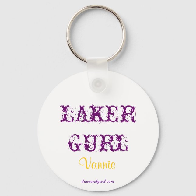 LAKER GURL vannie Keychain (Front)