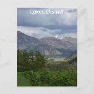 Lakes District in England Postcard