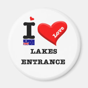 LAKES ENTRANCE - I Love Magnet